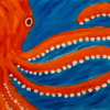 Painting of an octopus