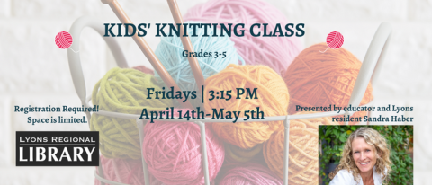 Knitting flyer