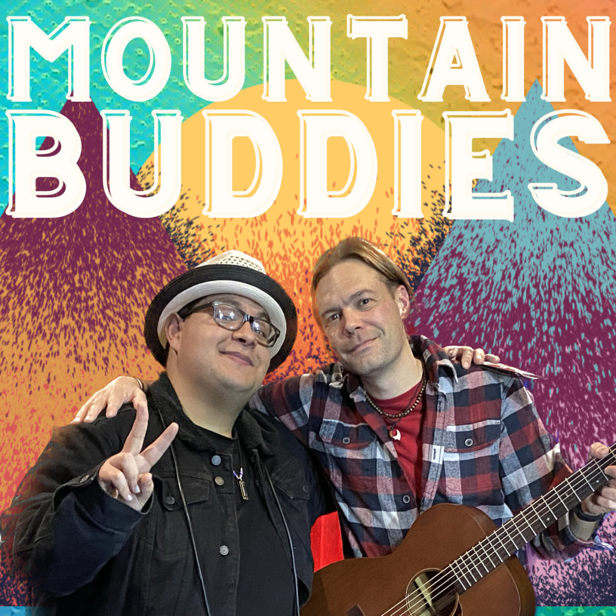 Picture of two musicians that make up the Mountain Buddies band.